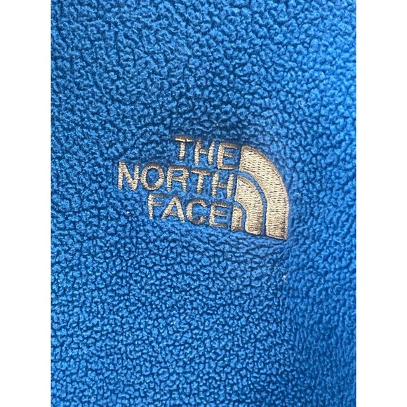 Mens Size Small The North Face Fleece Jacket Coat Blue Grey - Picture 3 of 15